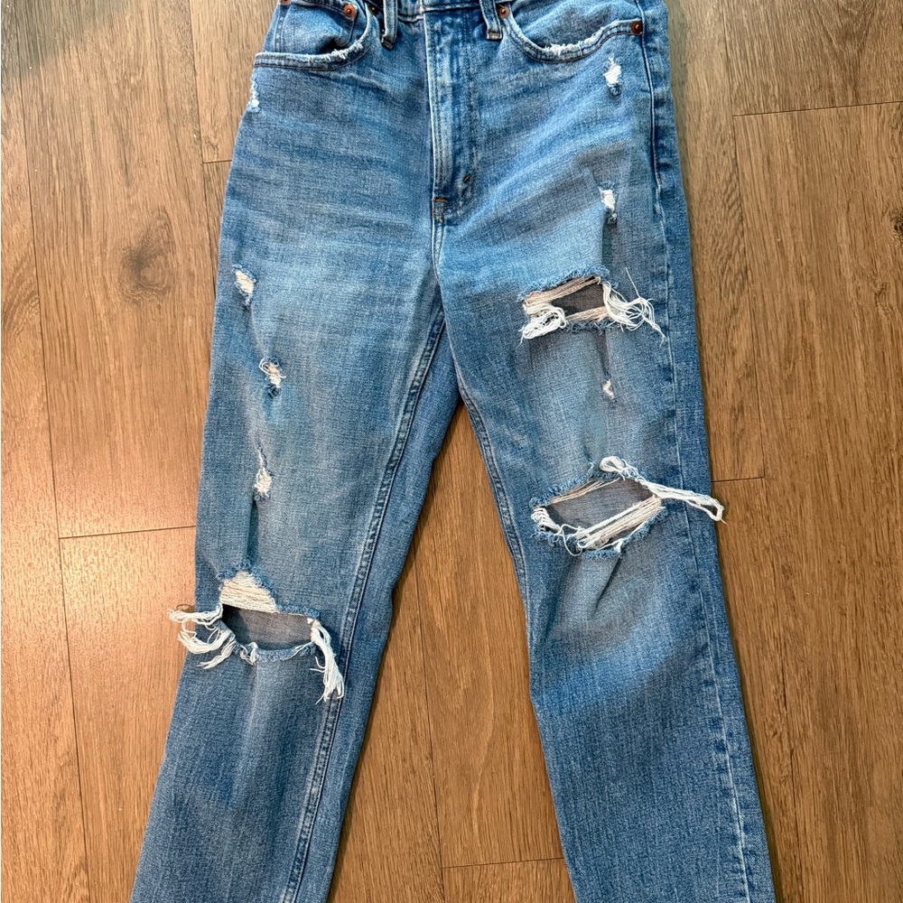 Abercrombie Ultra High Rise Straight Women's Jeans